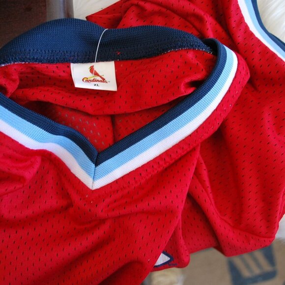 St Louis Cardinals Jersey Red XL Big Mac 25 MLB - Picture 3 of 4